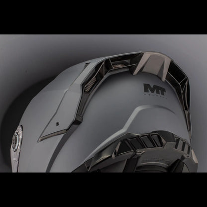 Casco MT Thunder 4 R SV Pure A2 - Titanio Mate