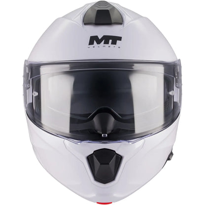 Casco MT Genesis R SV Pure A0 - Blanco Brillo