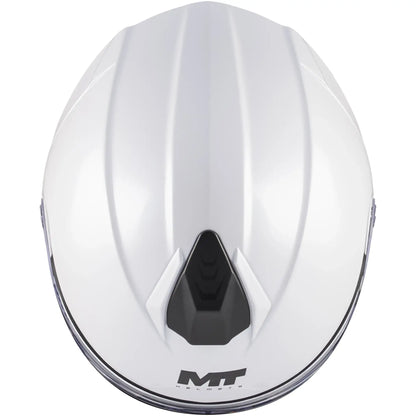 Casco MT Genesis R SV Pure A0 - Blanco Brillo