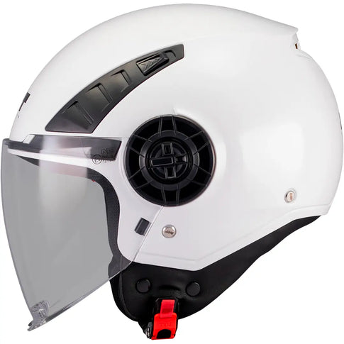 Casco MT Aeris Pure A0 - Blanco Brillo