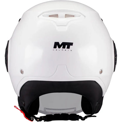 Casco MT Aeris Pure A0 - Blanco Brillo
