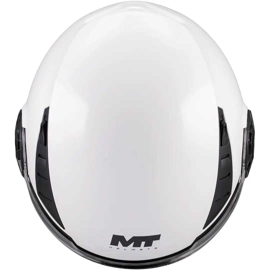 Casco MT Aeris Pure A0 - Blanco Brillo