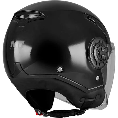 Casco MT Aeris Pure A1 - Negro Brillo