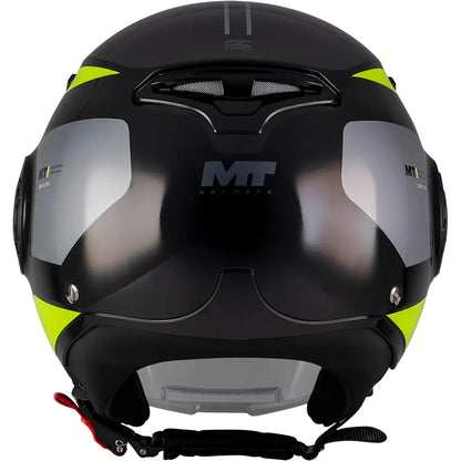 Casque MT Aeris Demure B3 - Noir/Jaune Brillant