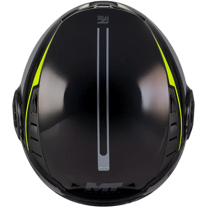 Casque MT Aeris Demure B3 - Noir/Jaune Brillant
