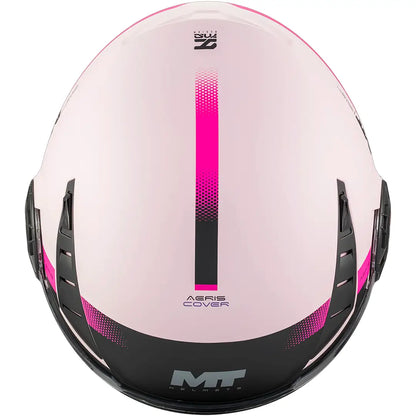 Casque MT Aeris Cover C8 - Noir/Rose Mat