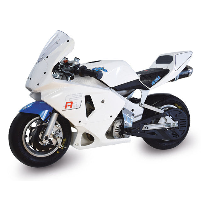 Minibike 910 Carena RS AC 4.2 rueda 5" blanca Polini 143.000.029
