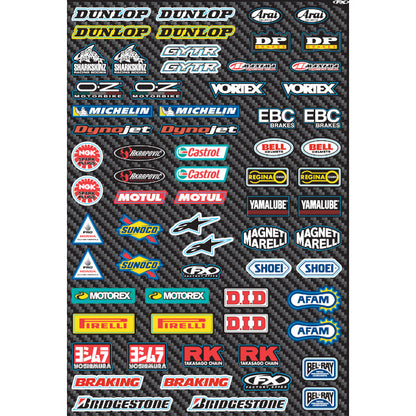 Kit de autocolantes multi Patrocinadores FX