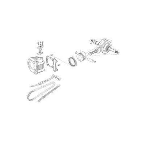 Cadena bomba de aceite Kymco Agility / Like People 125 15141-GFY6-C000
