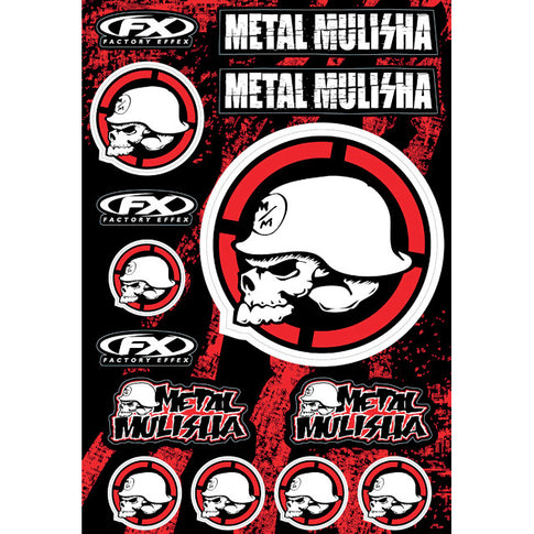 Sticker kit Metal Mulisha various sizes FX