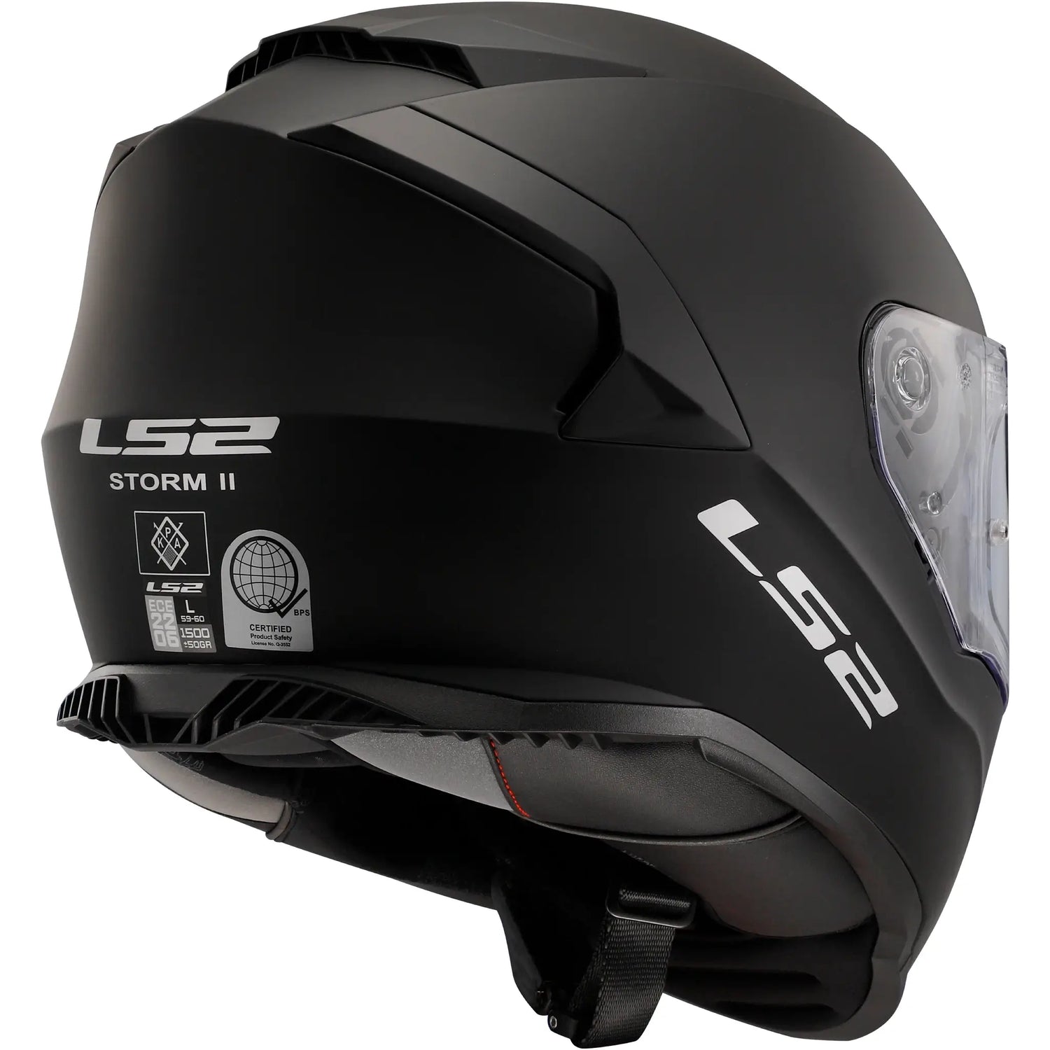 Casco LS2 FF800 Storm II Solid - Negro Mate
