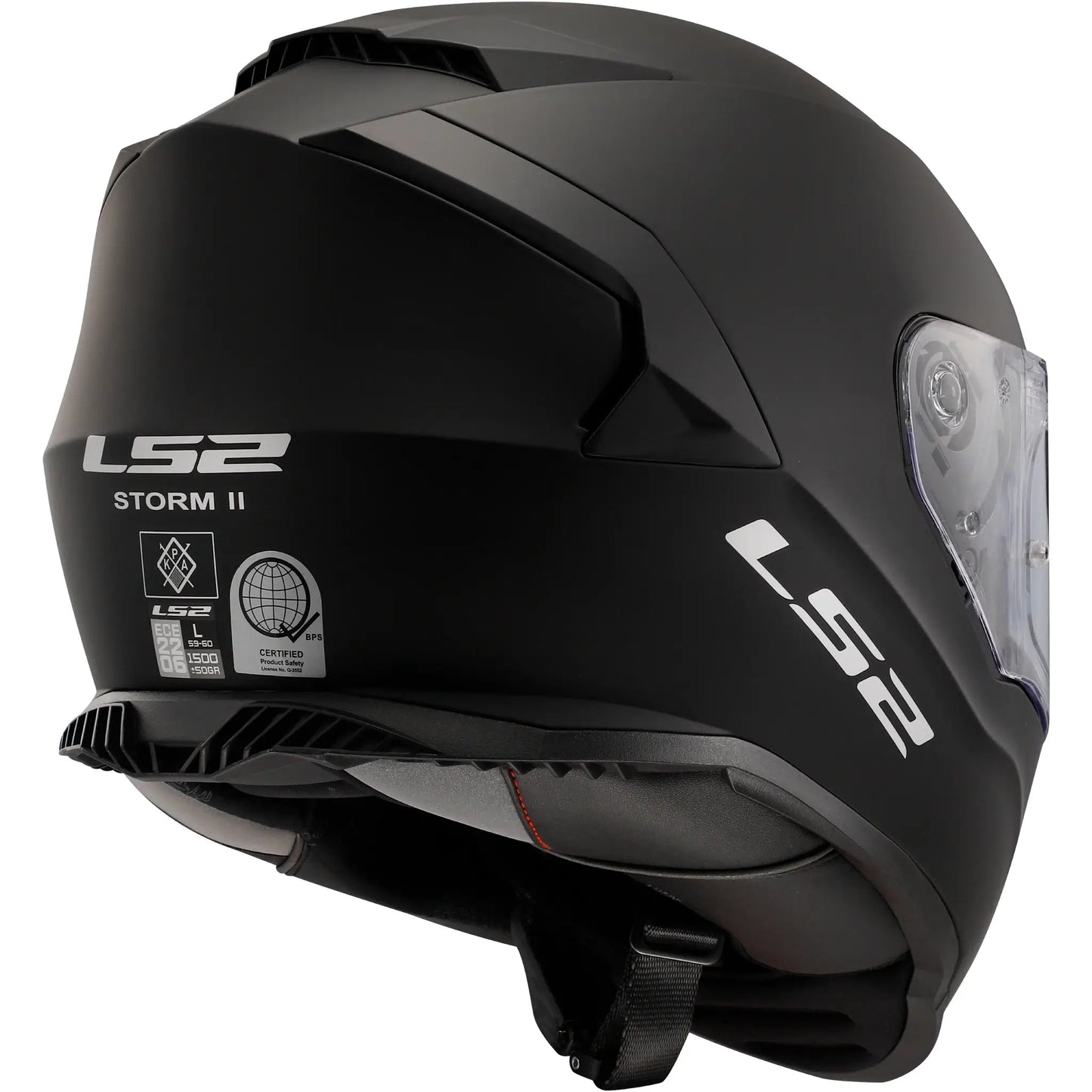 Casco LS2 FF800 Storm II Solid - Negro Mate