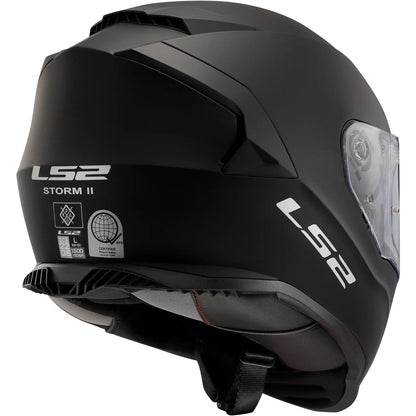 Casco LS2 FF800 Storm II Solid - Negro Mate
