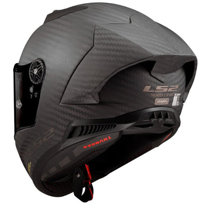 Casco integral LS2 FF805 Thunder GP Aero Spoiler carbono mate