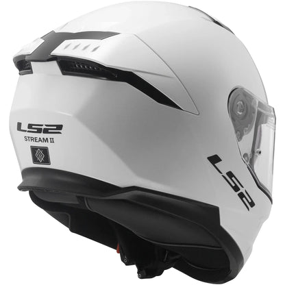 Casco LS2 FF808 Stream II Solid - Blanco