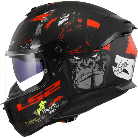 Casco LS2 FF808 Stream II Angry Monkey