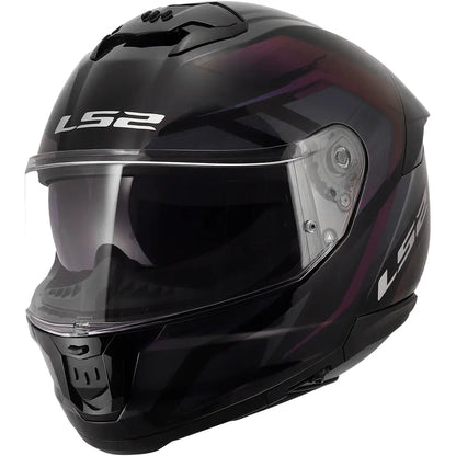 LS2 FF808 Stream II Fury Helmet - Black/Chameleon Gloss