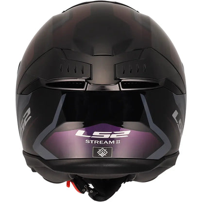 LS2 FF808 Stream II Fury Helmet - Black/Chameleon Gloss