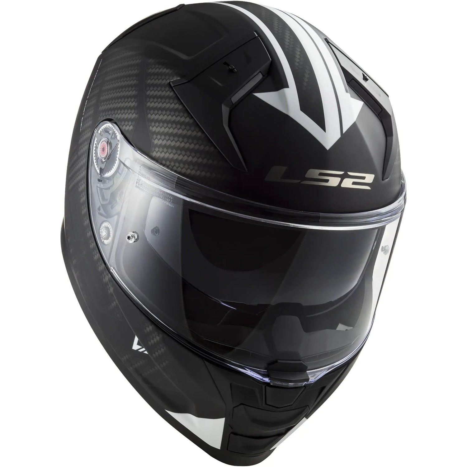 Casco LS2 FF811 Vector II Splitter - Negro/Blanco Mate