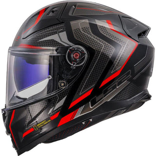 Full-face helmet LS2 FF811 Vector II Alizer black/red