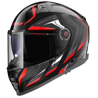Full-face helmet LS2 FF811 Vector II Alizer black/red