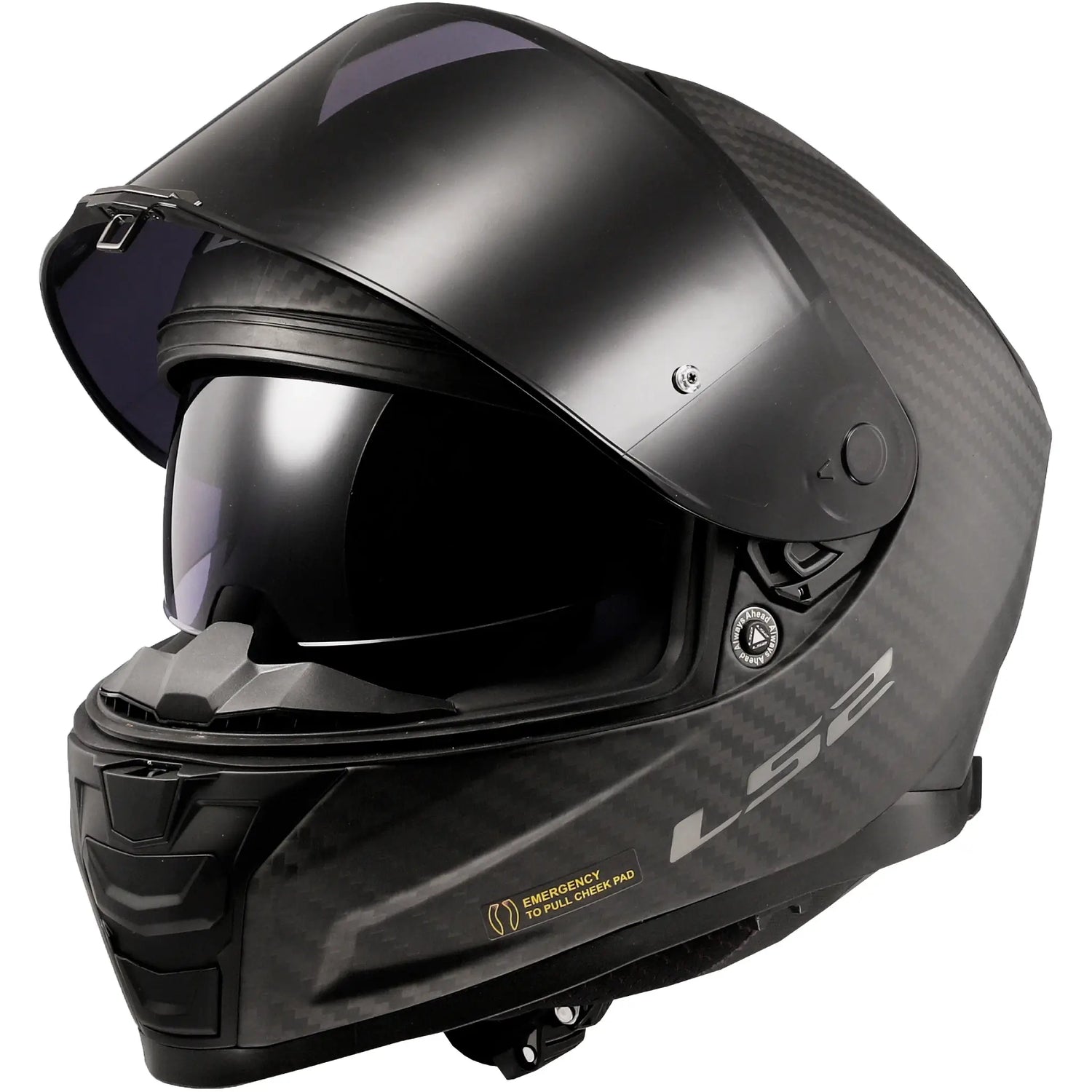 Casco LS2 FF811 Vector II Carbon Matt - Carbono Mate