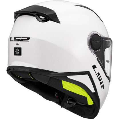 Casco LS2 FF812 Kid Solid - Blanco Brillo