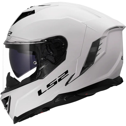 Capacete LS2 FF818 Storm III Solid - Branco Brilhante