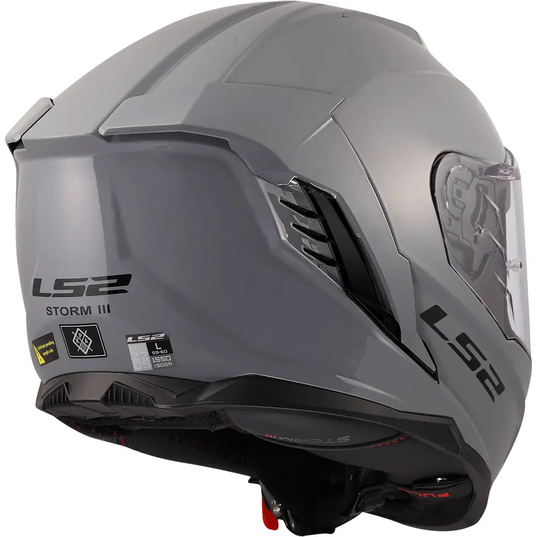 Casco LS2 FF818 Storm III Solid - Gris Nardo