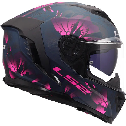 Casco LS2 FF818 Storm III Burst - Negro/Rosa Mate