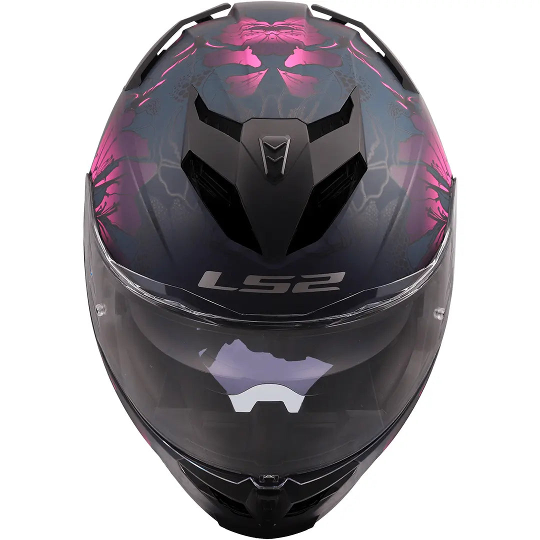 Casco LS2 FF818 Storm III Burst - Negro/Rosa Mate