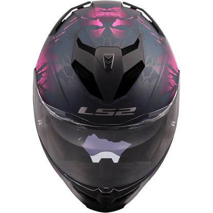 Casco LS2 FF818 Storm III Burst - Negro/Rosa Mate