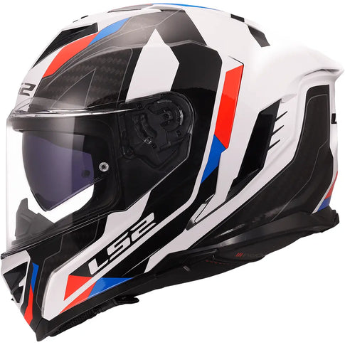 Casco LS2 FF818 Storm III Sporty - Blanco/Azul/Rojo
