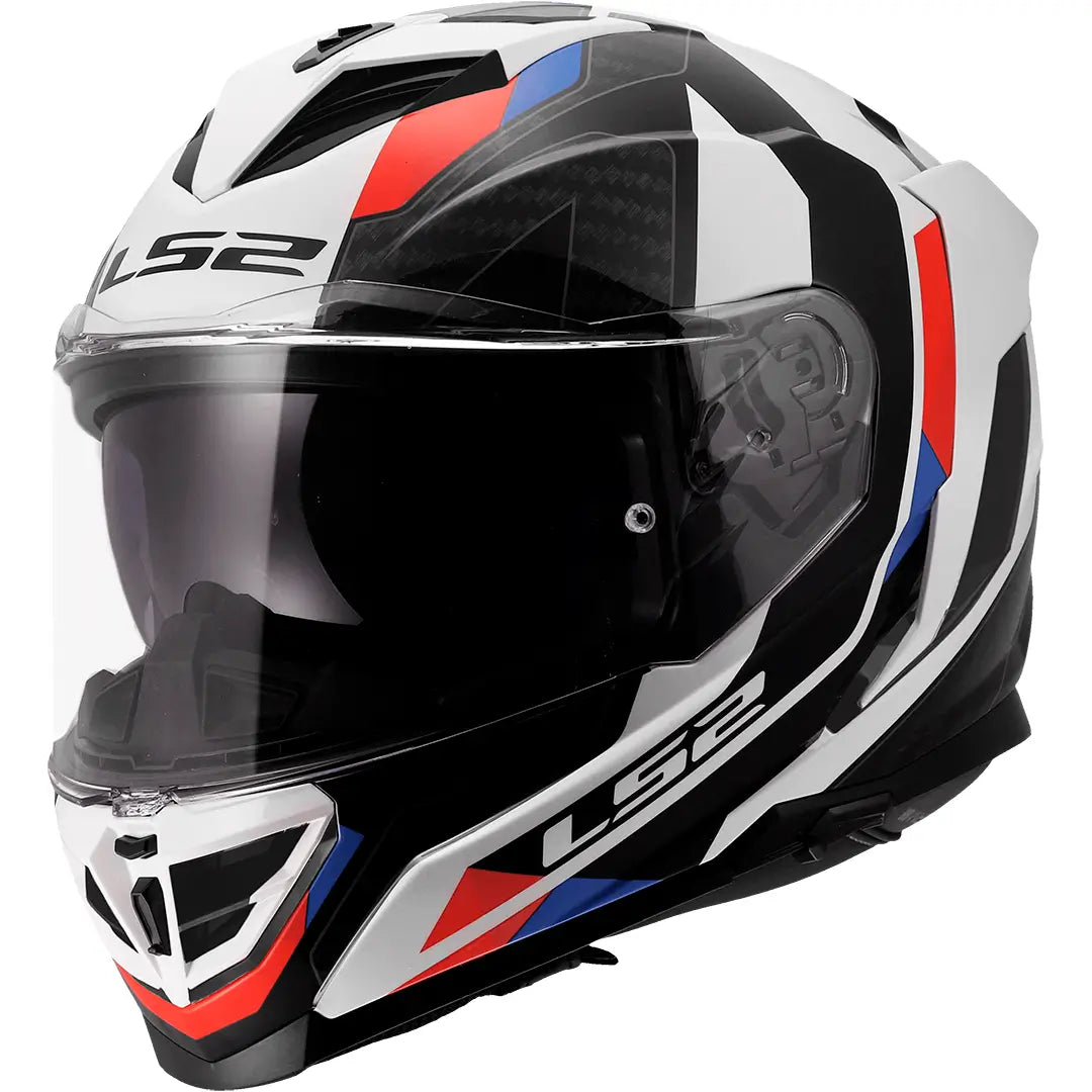 Casco LS2 FF818 Storm III Sporty - Blanco/Azul/Rojo