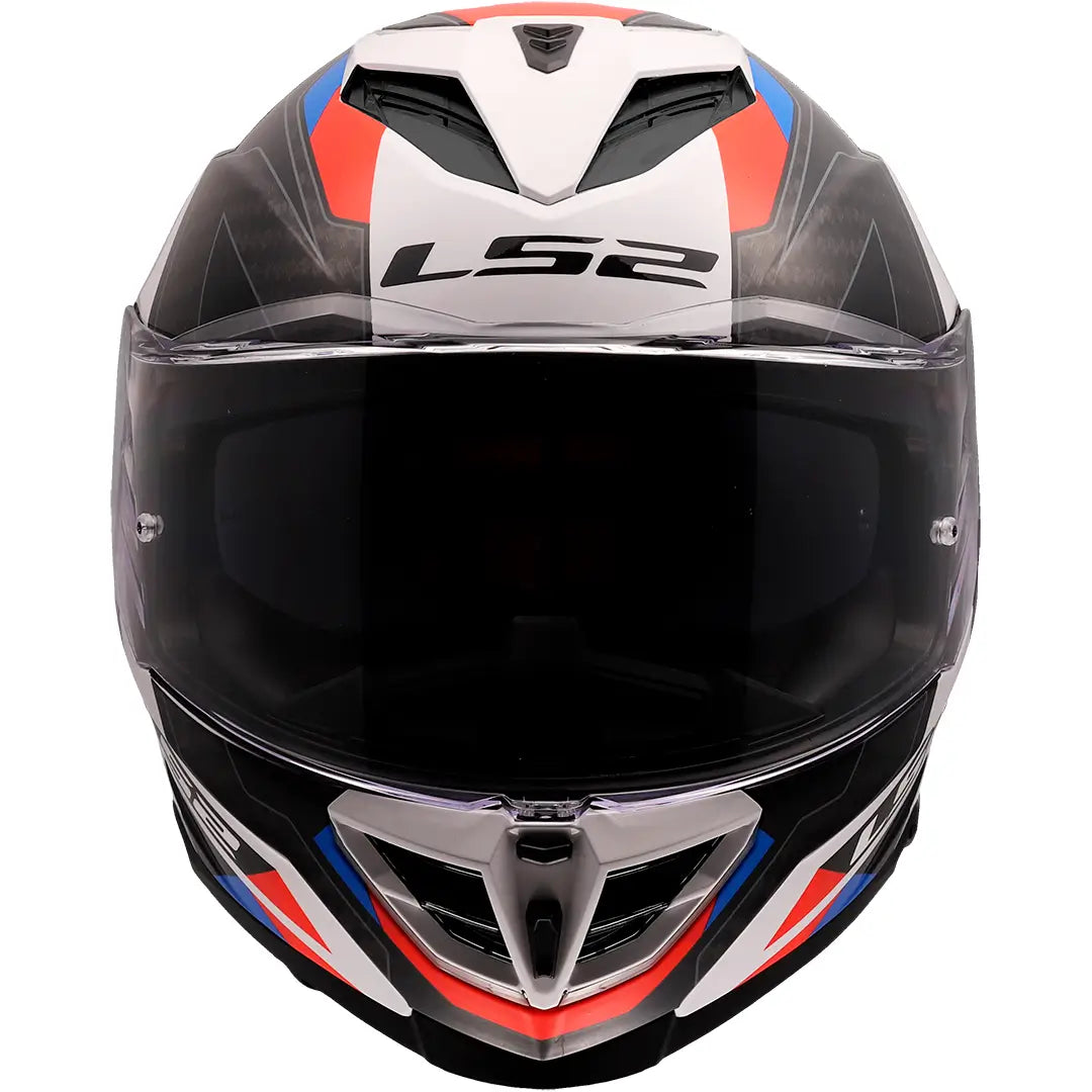 Casco LS2 FF818 Storm III Sporty - Blanco/Azul/Rojo