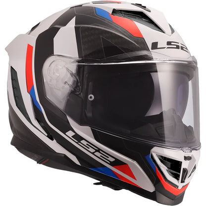 Casco LS2 FF818 Storm III Sporty - Blanco/Azul/Rojo