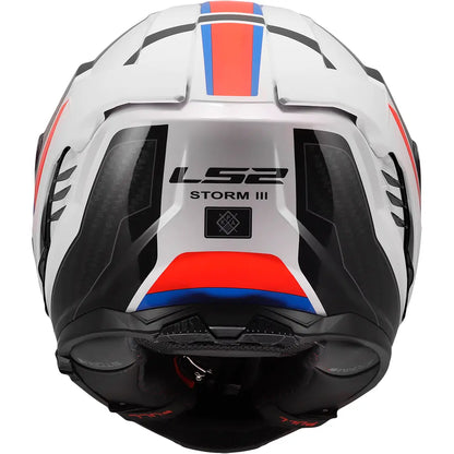 Casco LS2 FF818 Storm III Sporty - Blanco/Azul/Rojo