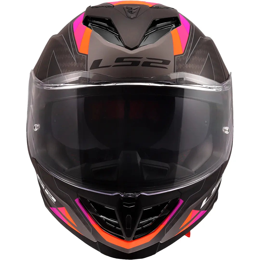 Casque LS2 FF818 Storm III Sporty - Gris/Lilas Mat