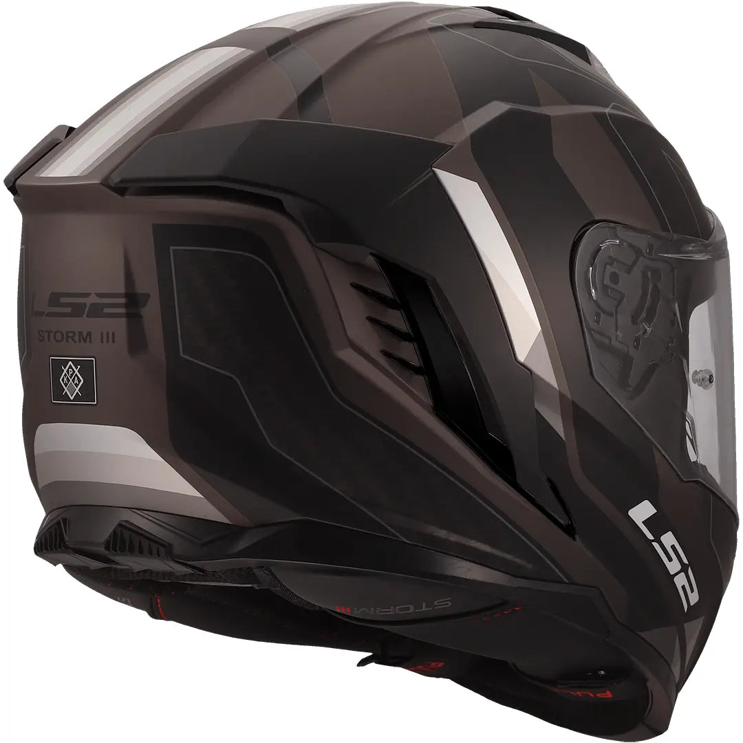 Casco LS2 FF818 Storm III Sporty - Negro/Gris Mate