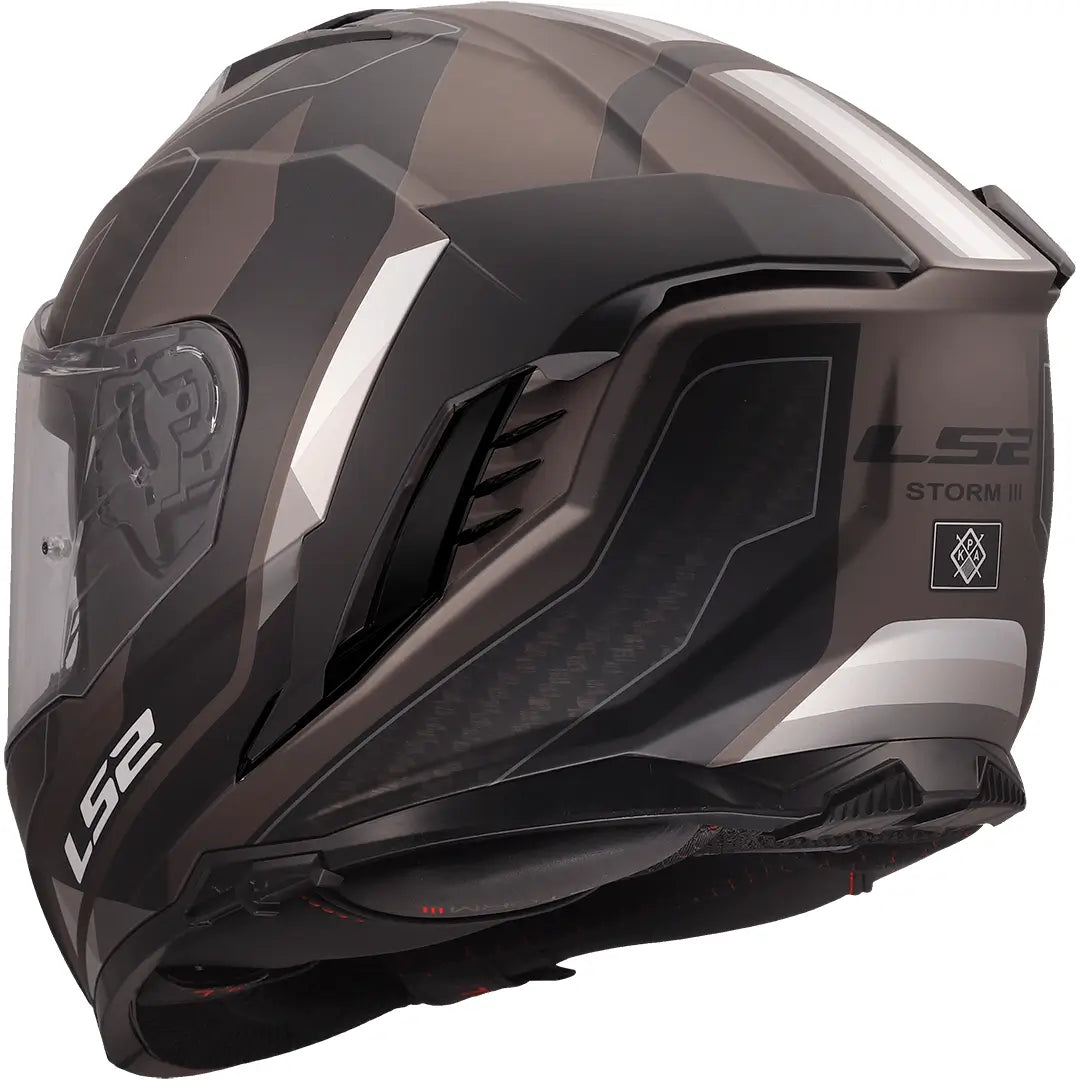 Casco LS2 FF818 Storm III Sporty - Negro/Gris Mate