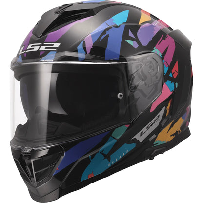 Casco LS2 FF818 Storm III Kaos - Multicolor Brillo