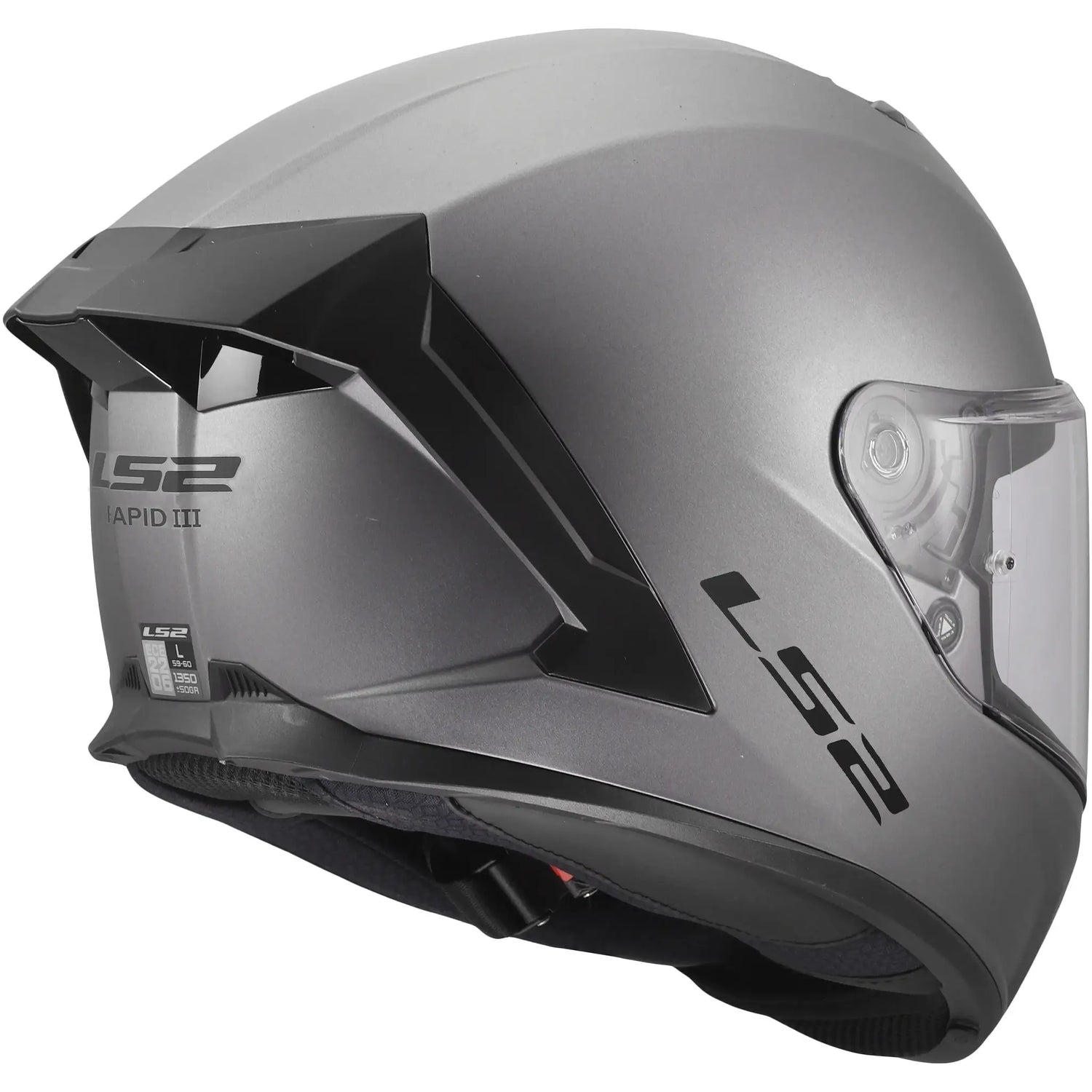 Casco LS2 FF820 Rapid III Solid - Titanio Mate