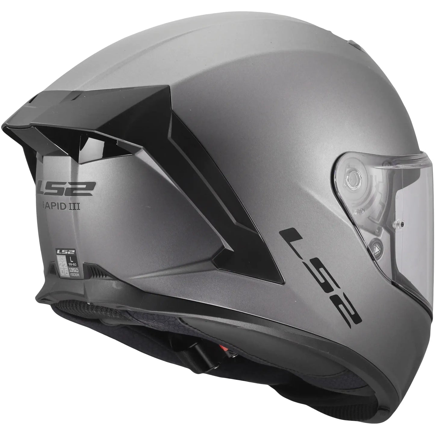 Casco LS2 FF820 Rapid III Solid - Titanio Mate