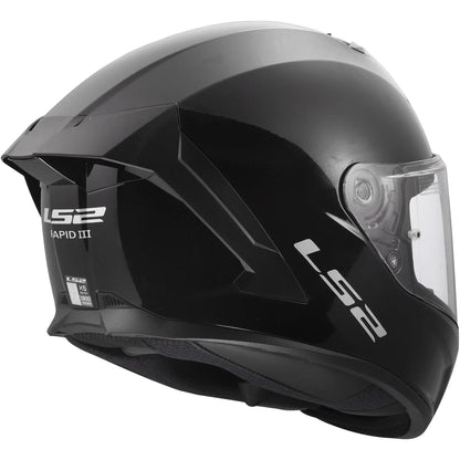 Casco LS2 FF820 Rapid III Solid - Negro Brillo