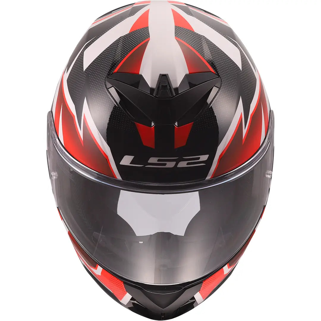 LS2 FF820 Rapid III Xtrem Helmet - Black/White/Red Gloss