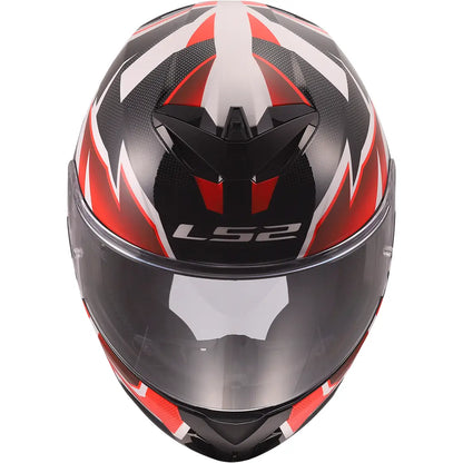 LS2 FF820 Rapid III Xtrem Helmet - Black/White/Red Gloss