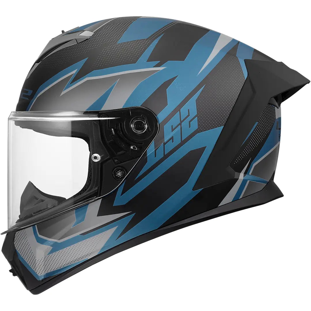 Casco LS2 FF820 Rapid III Xtrem - Negro/Azul Mate