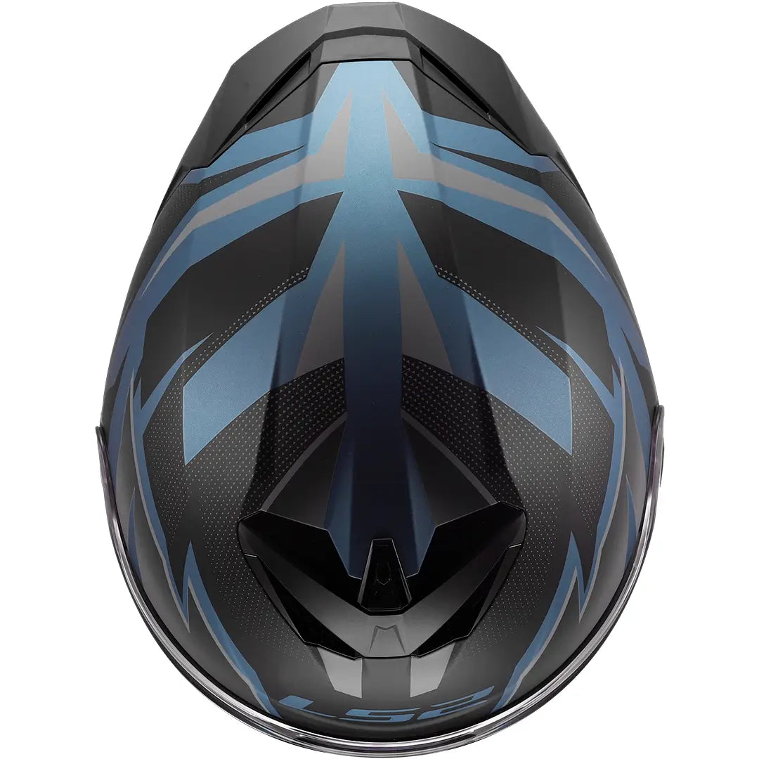 Casco LS2 FF820 Rapid III Xtrem - Negro/Azul Mate
