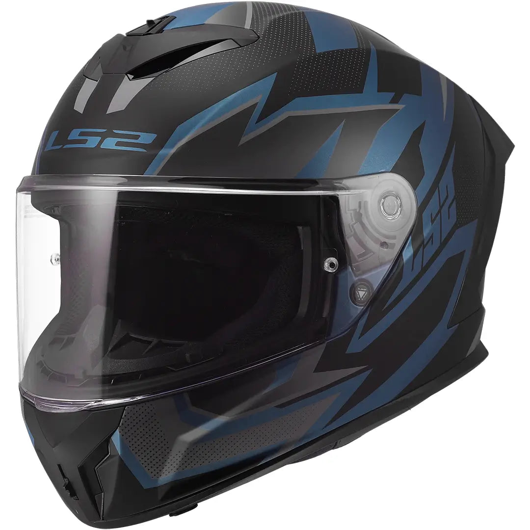 Casco LS2 FF820 Rapid III Xtrem - Negro/Azul Mate