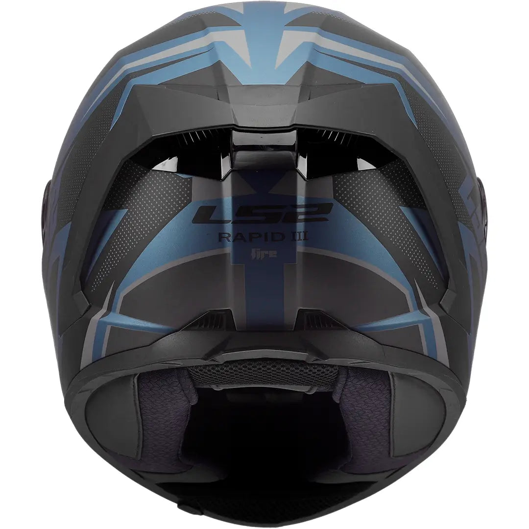 Casco LS2 FF820 Rapid III Xtrem - Negro/Azul Mate